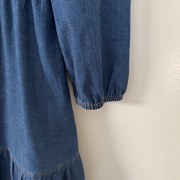 Soft & Light Denim Dress Stretchy Waist - Picture 4 of 5